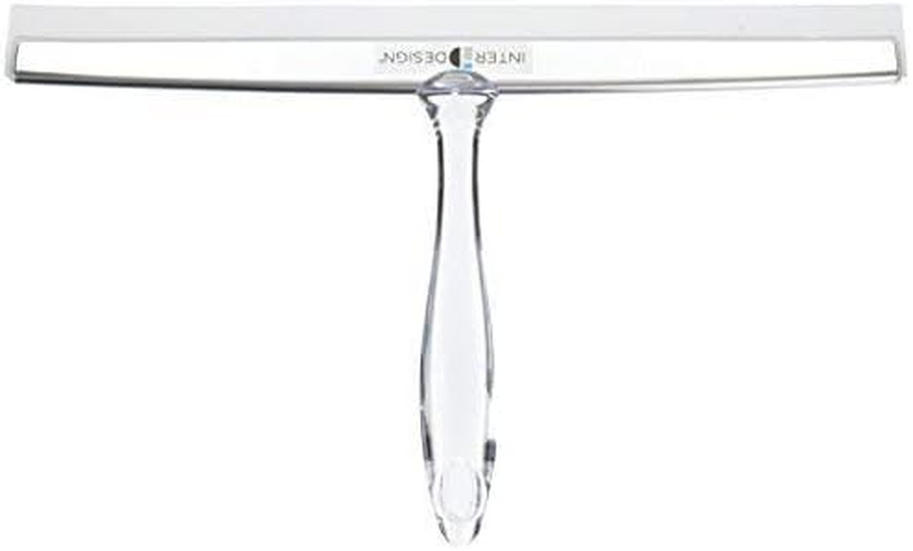 Zia Metal and Plastic Bathroom Squeegee for Shower, Glass Doors, Floors, Mirrors