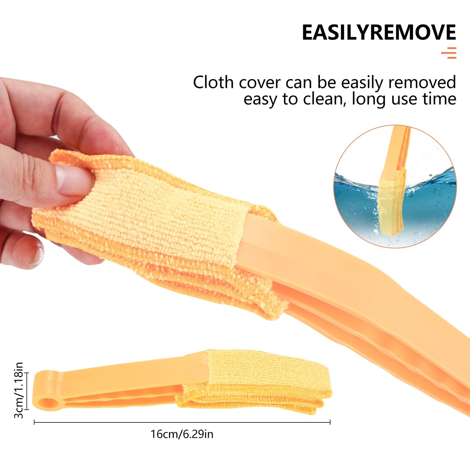 Window Blind Cleaner Tool Set 4pcs Duster Brushes for Vents, Shutters, Blinds
