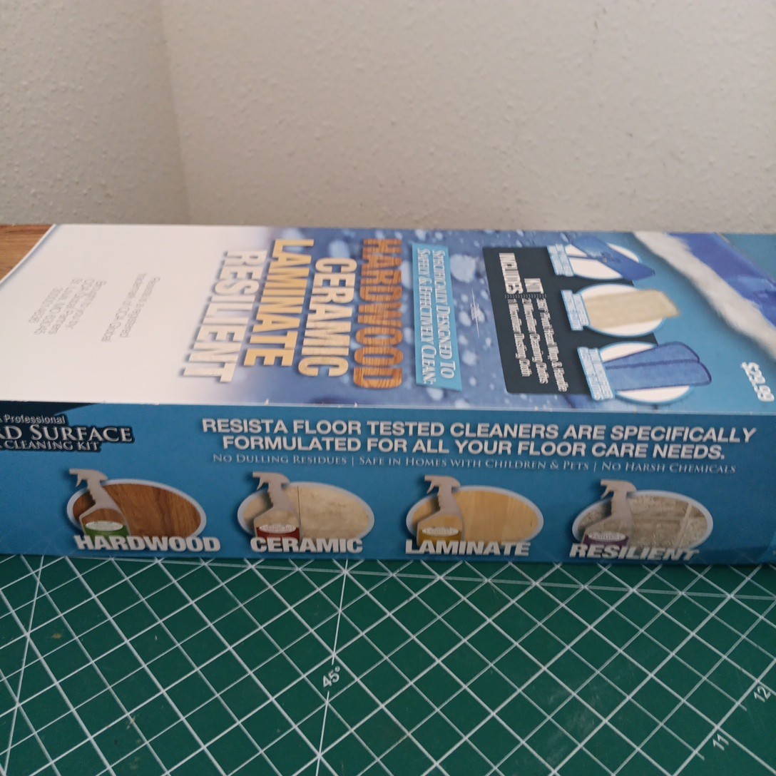 Resista Professional Hard Surface Floor Cleaning Kit Hardwood Ceramic Laminate