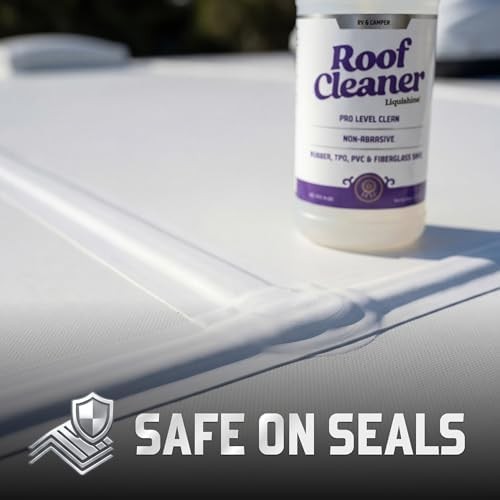 Roof Cleaner RV Roof Cleaner with UV Protection, Removes Dirt & Grime, Safe for