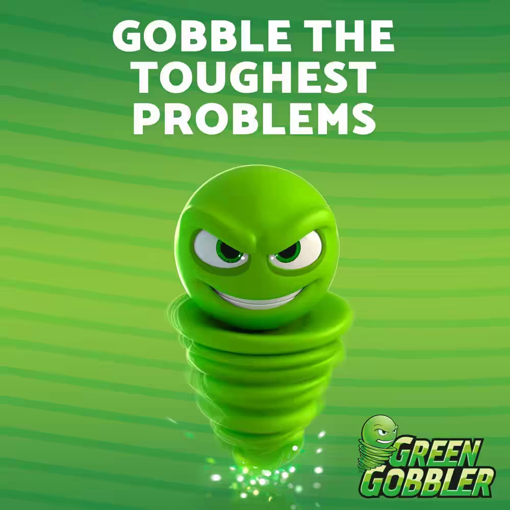 Green Gobbler Industrial Strength Gel Grease and Hair Clog Remover – 64 Oz