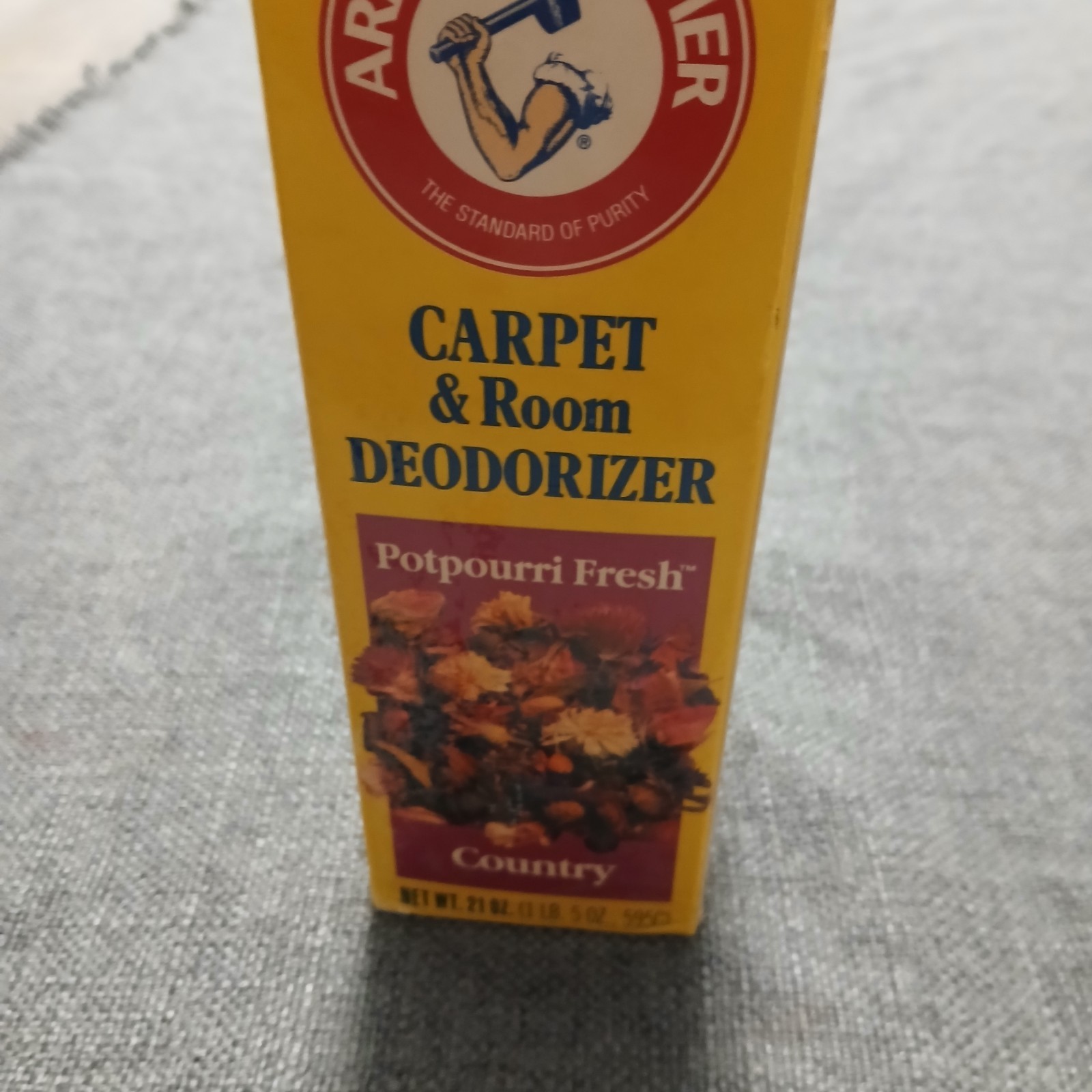 Vintage 1992 Arm & Hammer Potpourri Fresh Carpet Deodorizer Country NOS 21 Oz