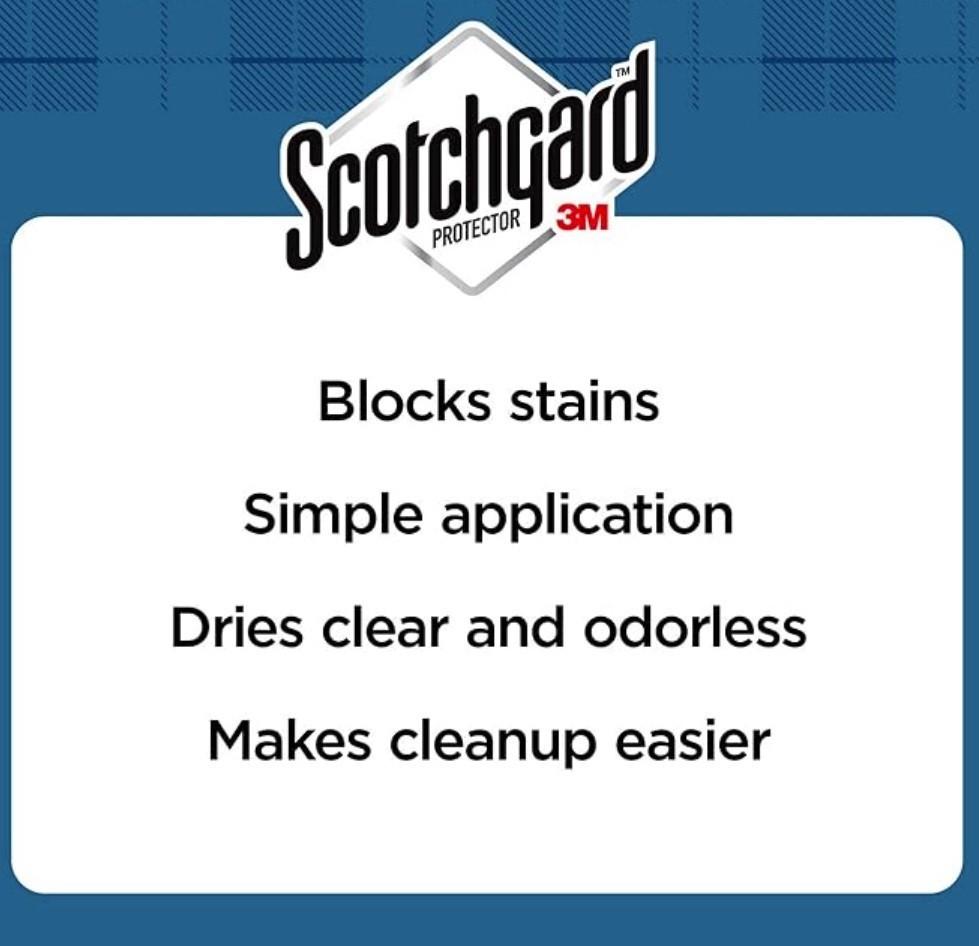 2 PACK Scotchgard Rug & Carpet Protector, Carpet & Rug Protector Blocks Stains