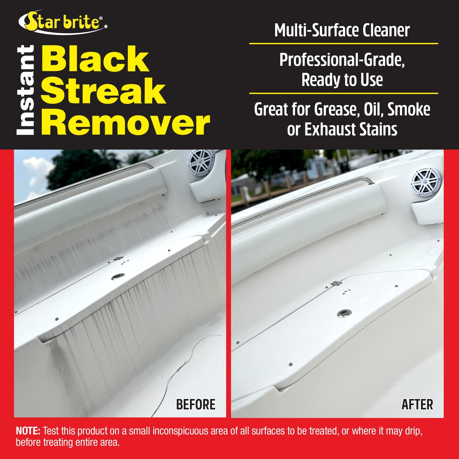 STAR BRITE Instant Black Streak Remover Multi Surface Cleaner 22 Fl Oz