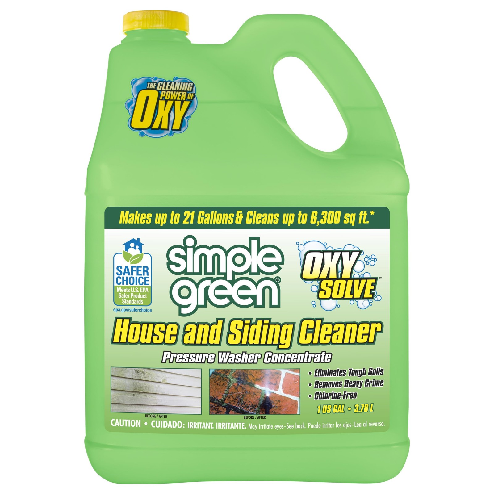 Oxy Solve House and Siding Pressure Washer Cleaner – Removes Stains from Mold