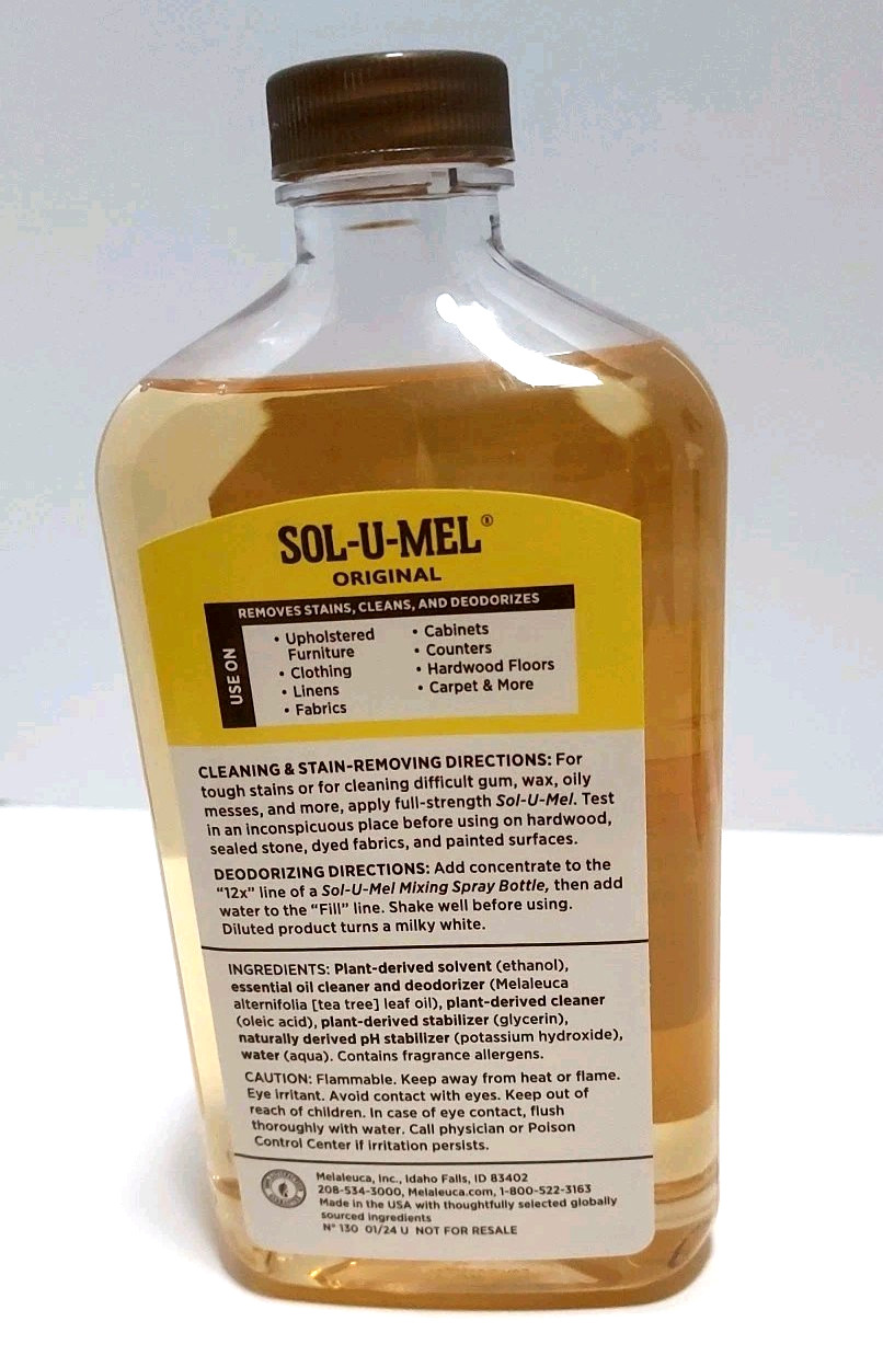 Ecosense Sol-U-Mel Plant-dervied Cleaning Solvent Original With Melaleuca Oil