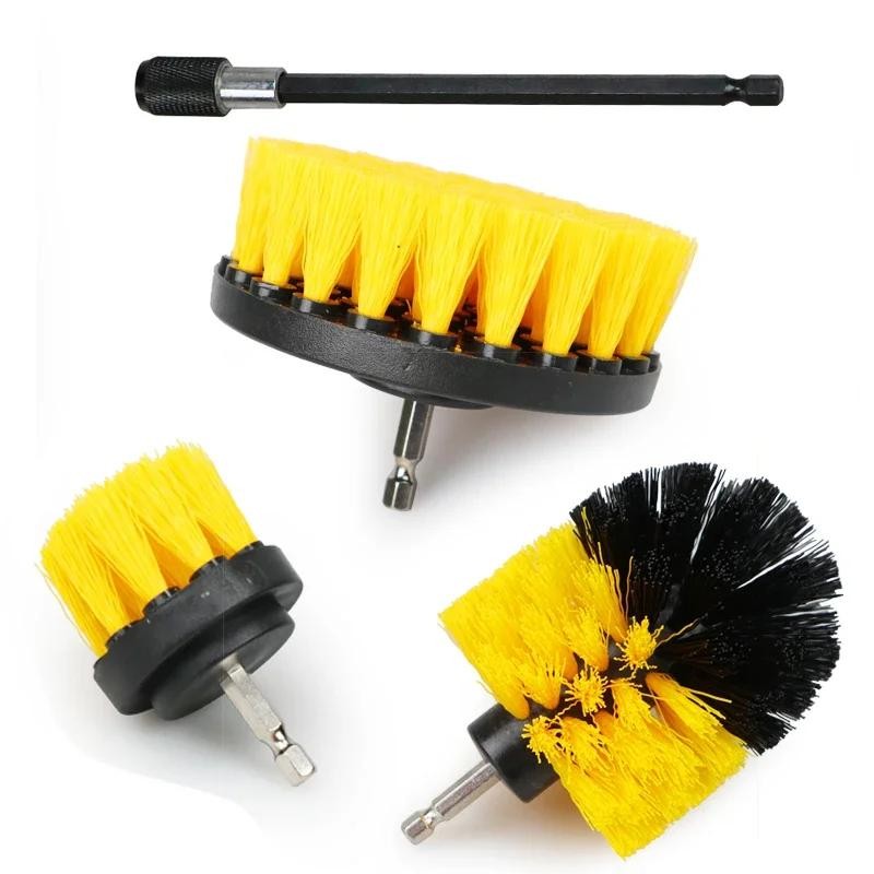 2/3.5/4/5” Drill Brush Electric Scrubber Brush for Cleaning Bathroom Bathtub