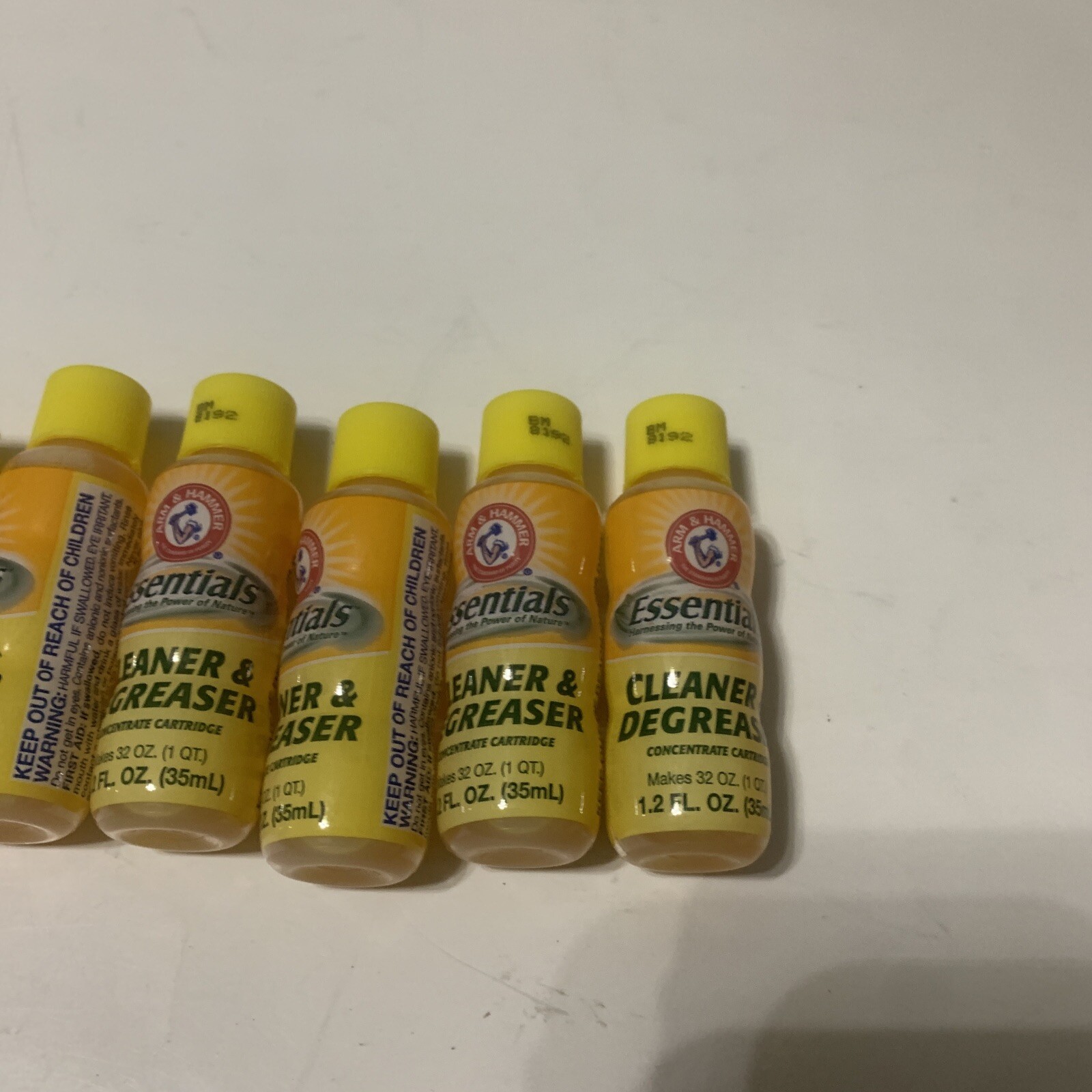 Arm & Hammer Essentials Cleaner & Degreaser Refill Concentrate Lot Of 6 New