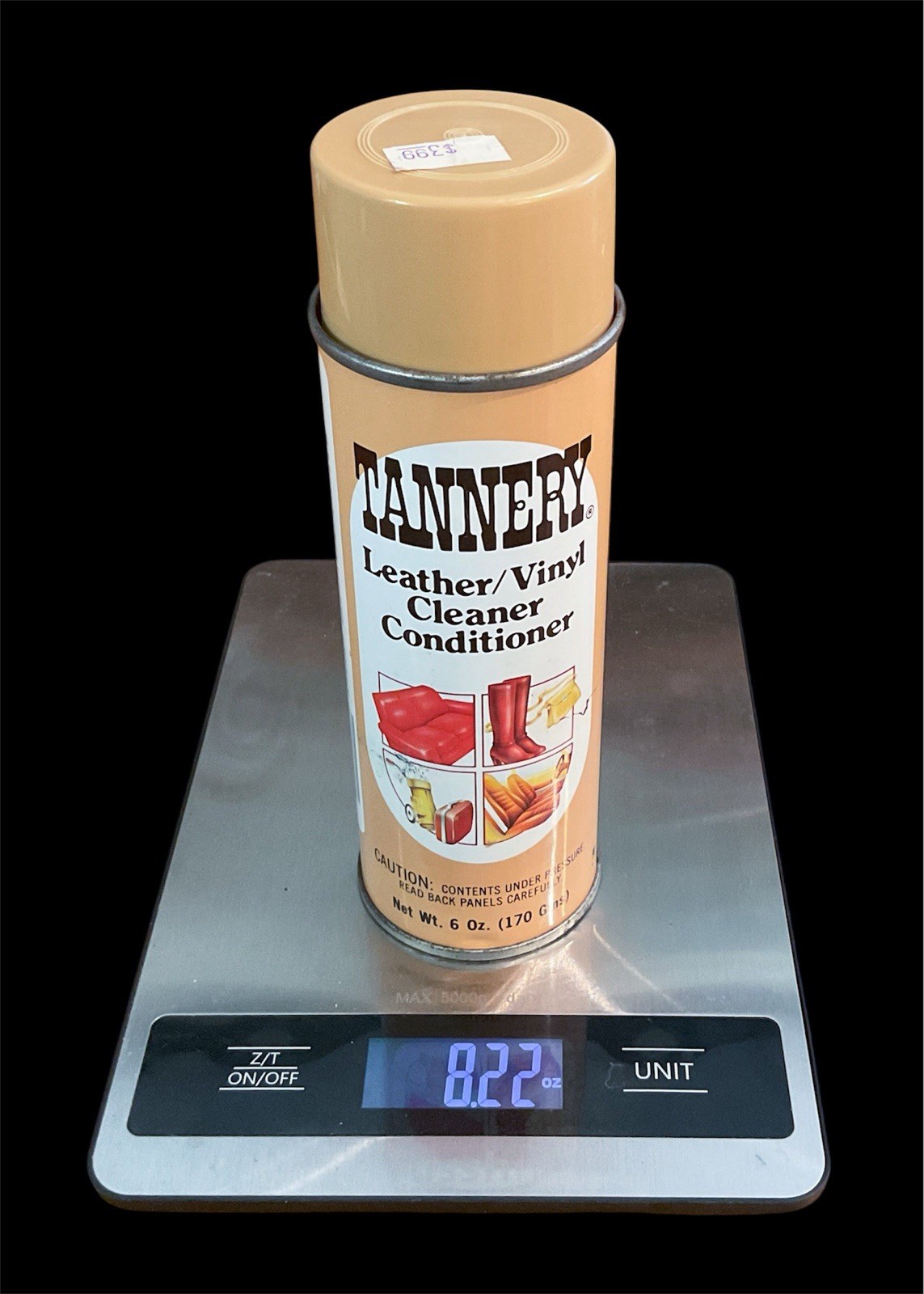 Vtg 1981 The Tannery Leather Vinyl Cleaner Conditioner Spray 6oz 90+% Full Prop