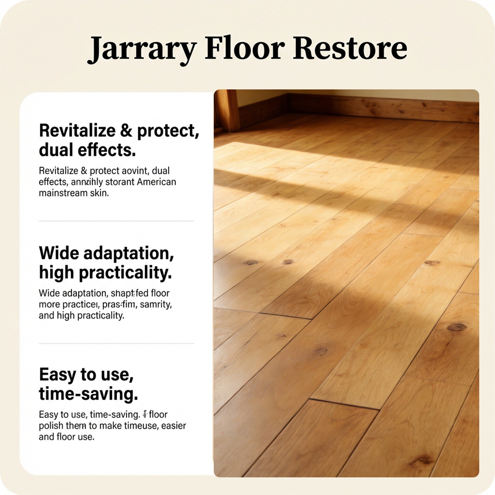 Clean-Eez Ultimate Floor Restorer & Polish – Revitalize And Shine Wood 150ml