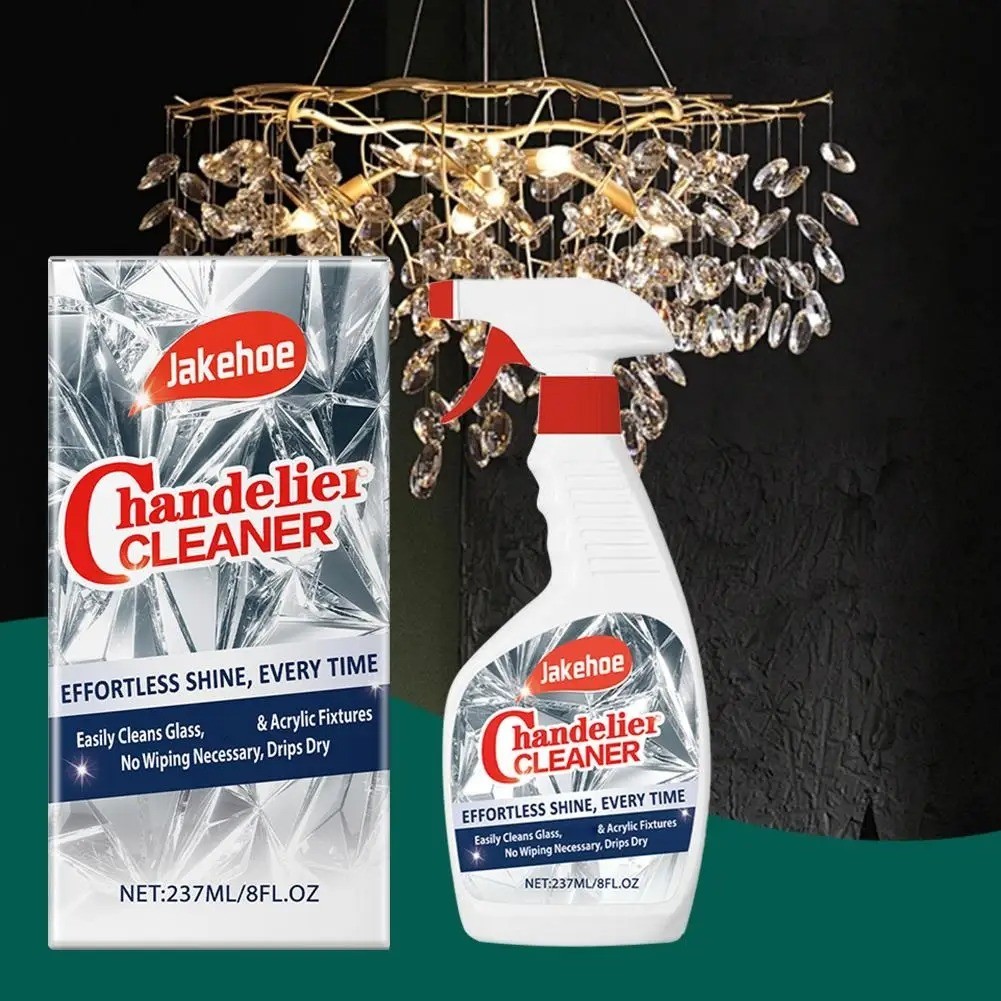 1/2PCS Chandelier Cleaner Spray – Crystal Lamp Glass Cleaner for Home No-Rinse