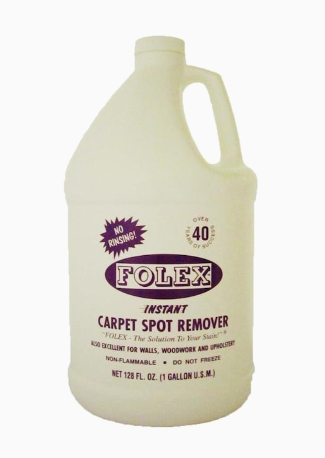 FOLEX Instant Carpet Spot Remover and Cleaner – Gallon Refill Bottle, 128 Fl Oz