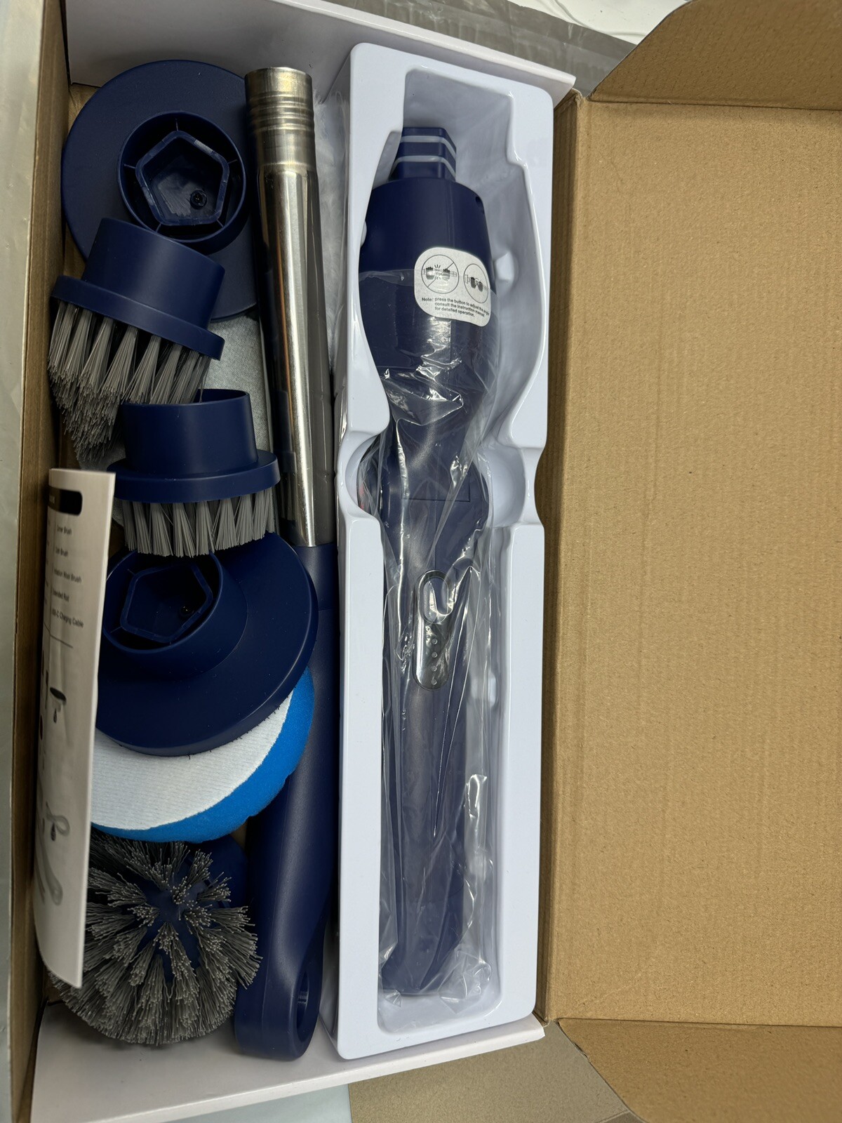 Leebein Electric Spin Scrubber Cordless Cleaning Brush with 8 Replaceable Bru…