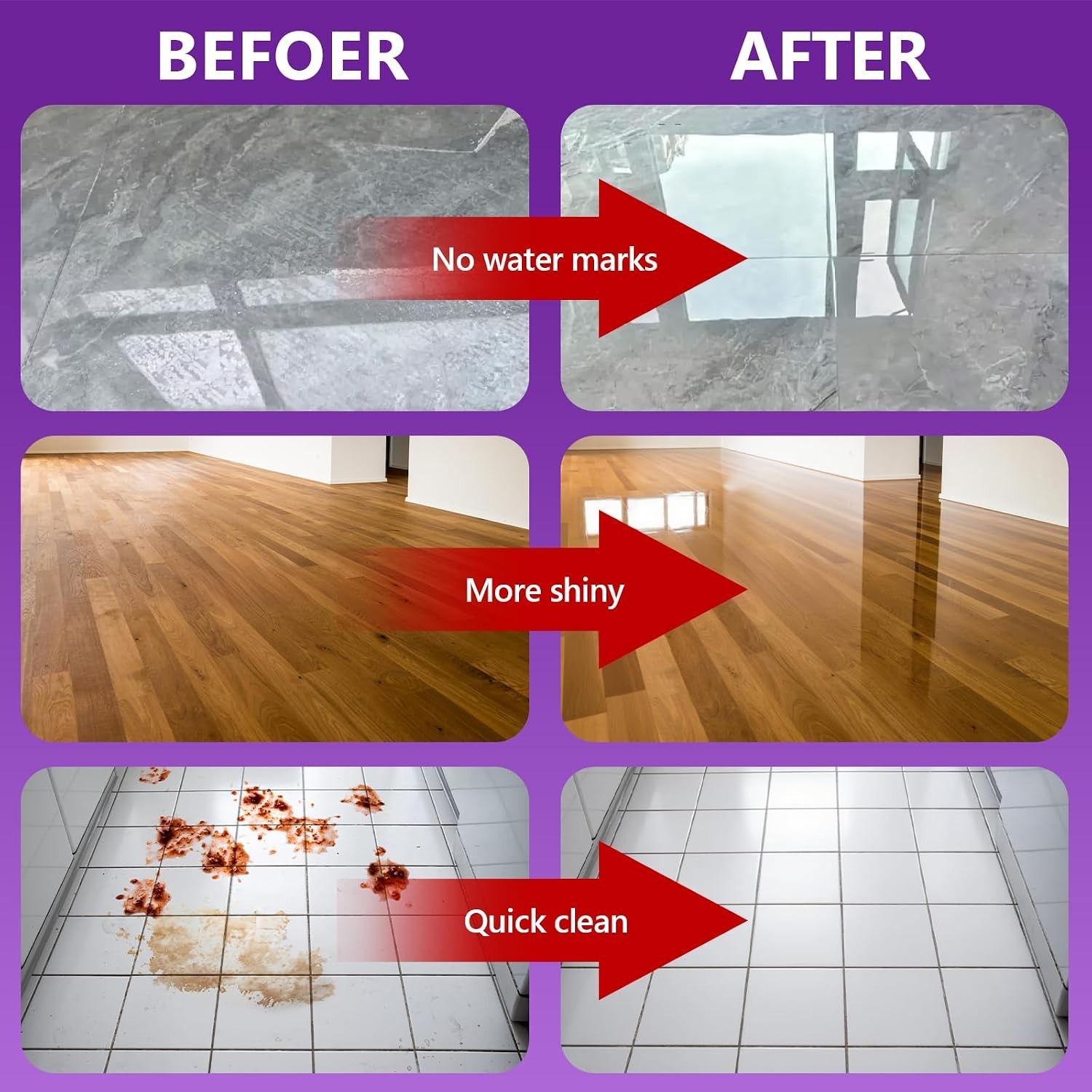 Gentle Yet Powerful Floor Cleaning Solution – 85 FL OZ with Lavender Aroma