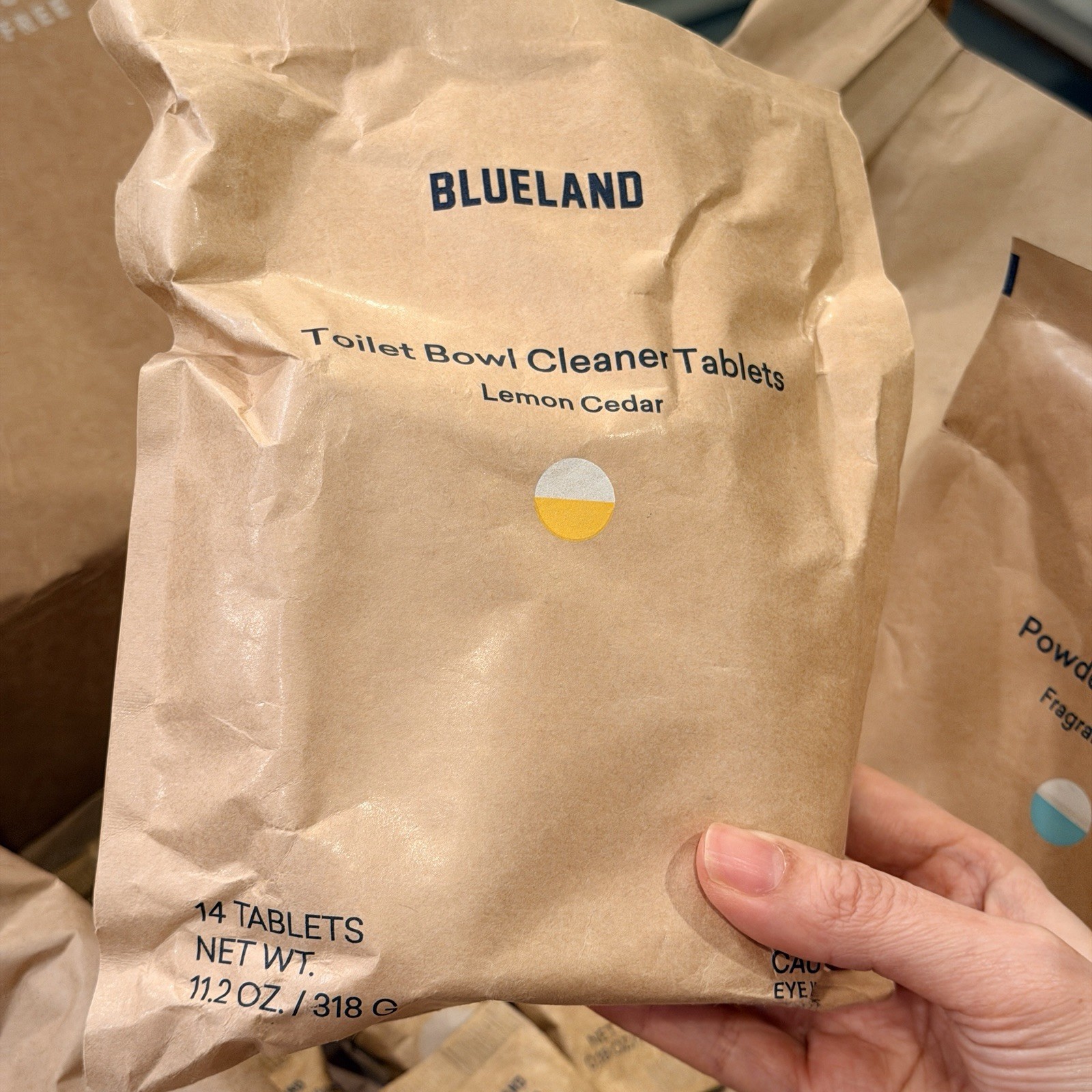 Blueland Cleaning Set Powder Dish Soap & Cleaner Tablets 14 Tablets Multi-Scent