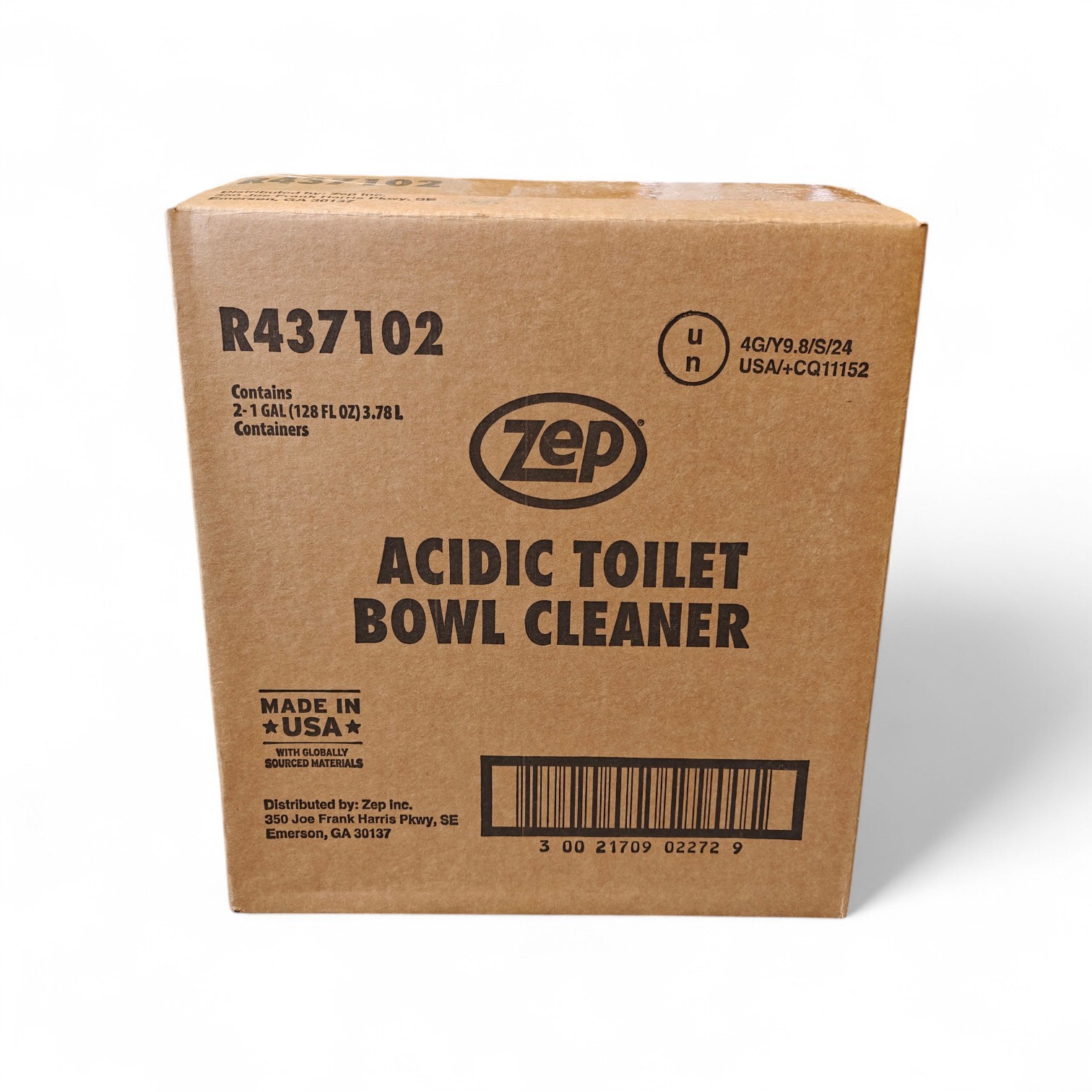 Zep – Acidic Toilet Bowl Cleaner – 1 Gallon (Case of 2) R437102