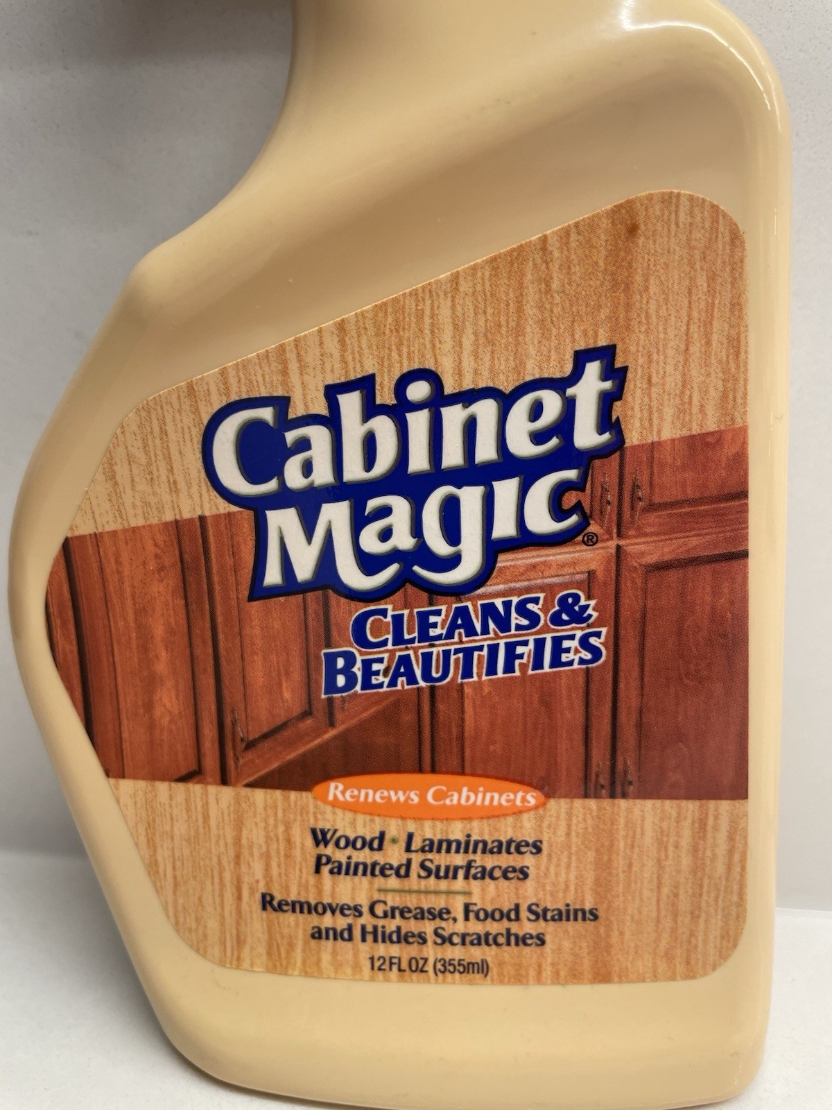 Cabinet Magic Spray Cleaner 12oz PARTIALLY USED-APPROX 80% REMAINING Non-aerosol