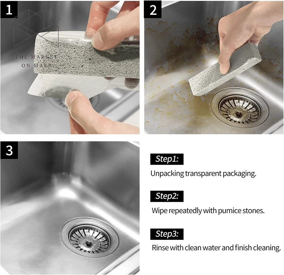 36 Pack Pumice Stones for Toilet Cleaning Bowl StickPumice Scouring Pad Pumice