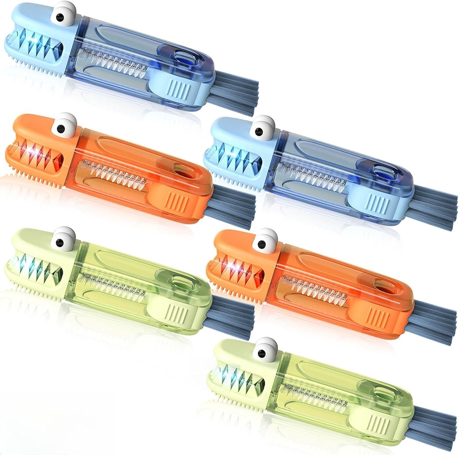 3 in 1 Cup Lid Cleaning Brush Gap Cleaner Brushs Home Kitchen Multifunctional