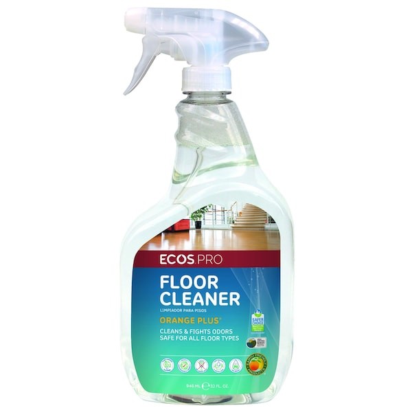 Ecos Pro Pl9295/06 Floor Cleaner,Orange,Liquid,Pk6