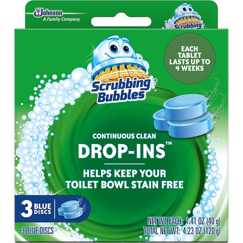 Continuous Clean Toilet Bowl Tablets Limescale Prevention 3 Count Fresh Scent US