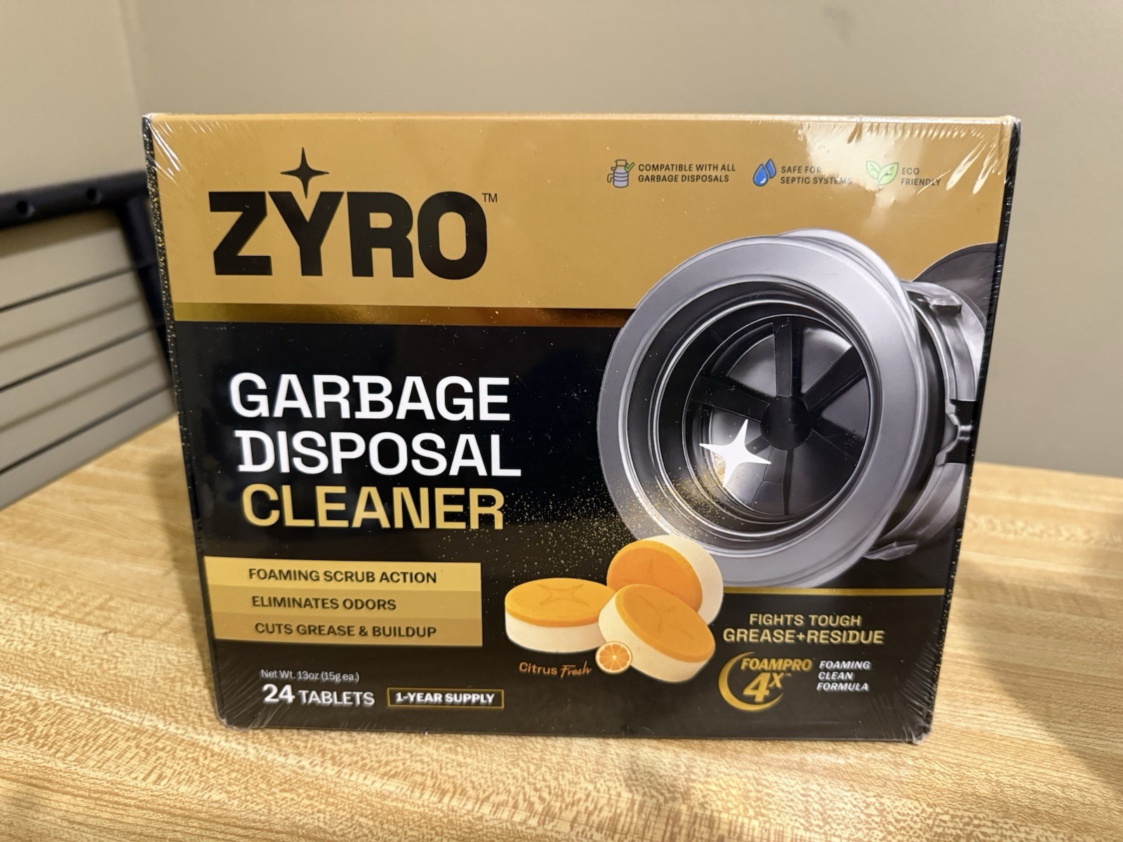 Garbage Disposal Cleaner and Deodorizer 24 Pack Kitchen Sink Cleaner Tablets