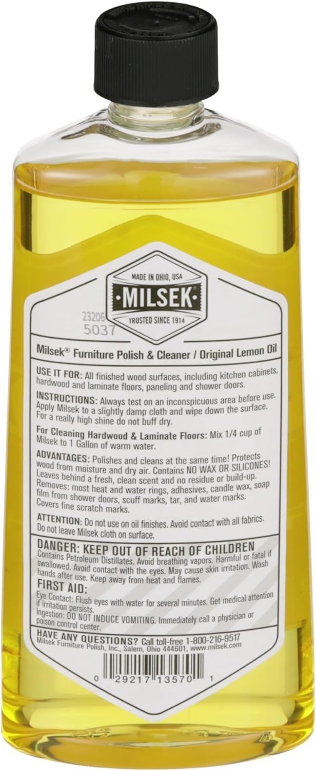 Furniture Polish and Wood Cleaner with Lemon Oil – Multipurpose Solution for …