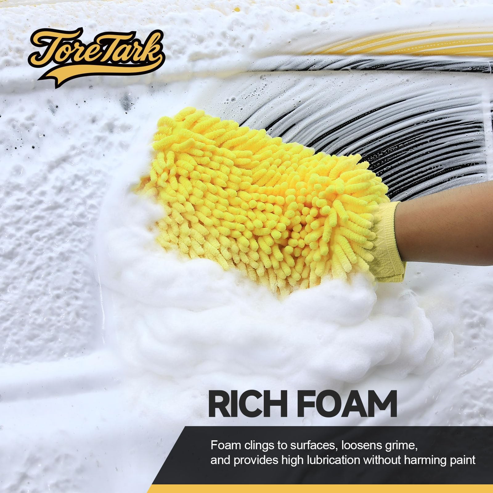 Car Wash Soap – High Foam, pH-Balanced & Concentrated Car Shampoo, Works with…