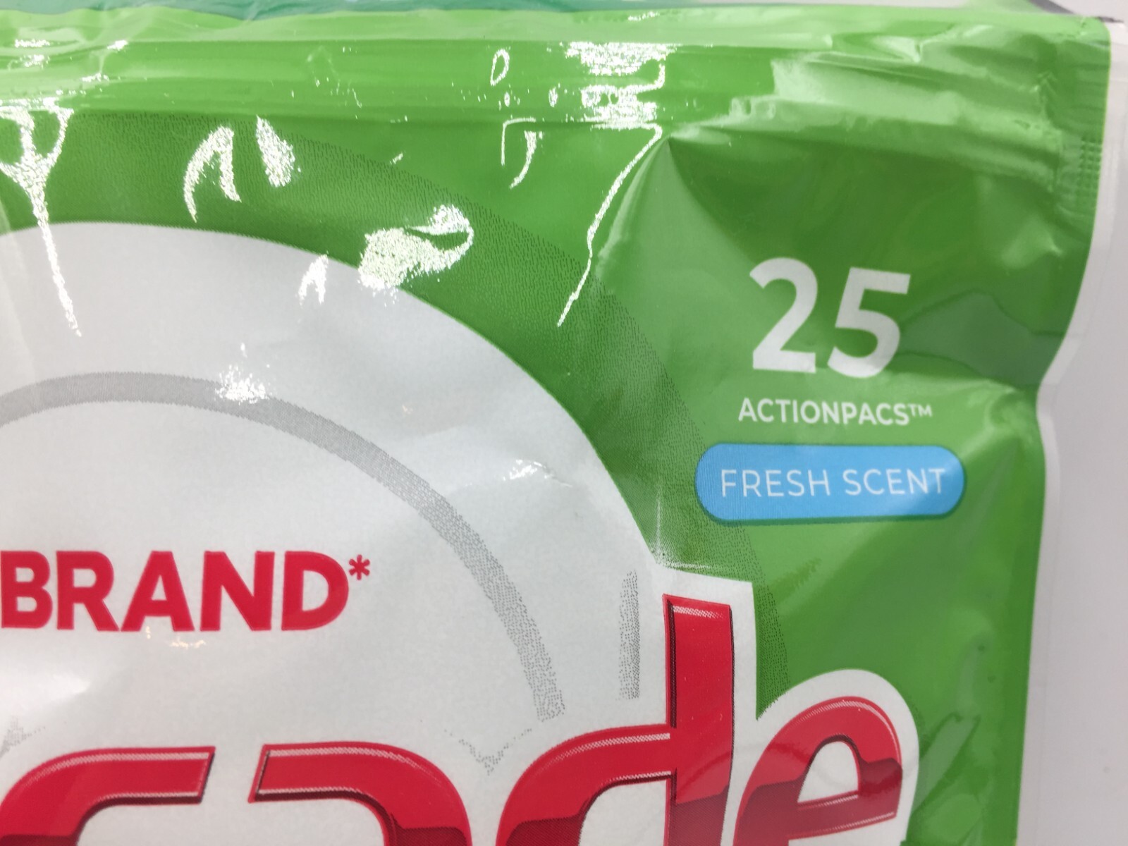 Cascade 80675 Original Fresh Scent ActionPacs, 25 CT. New Sealed Package