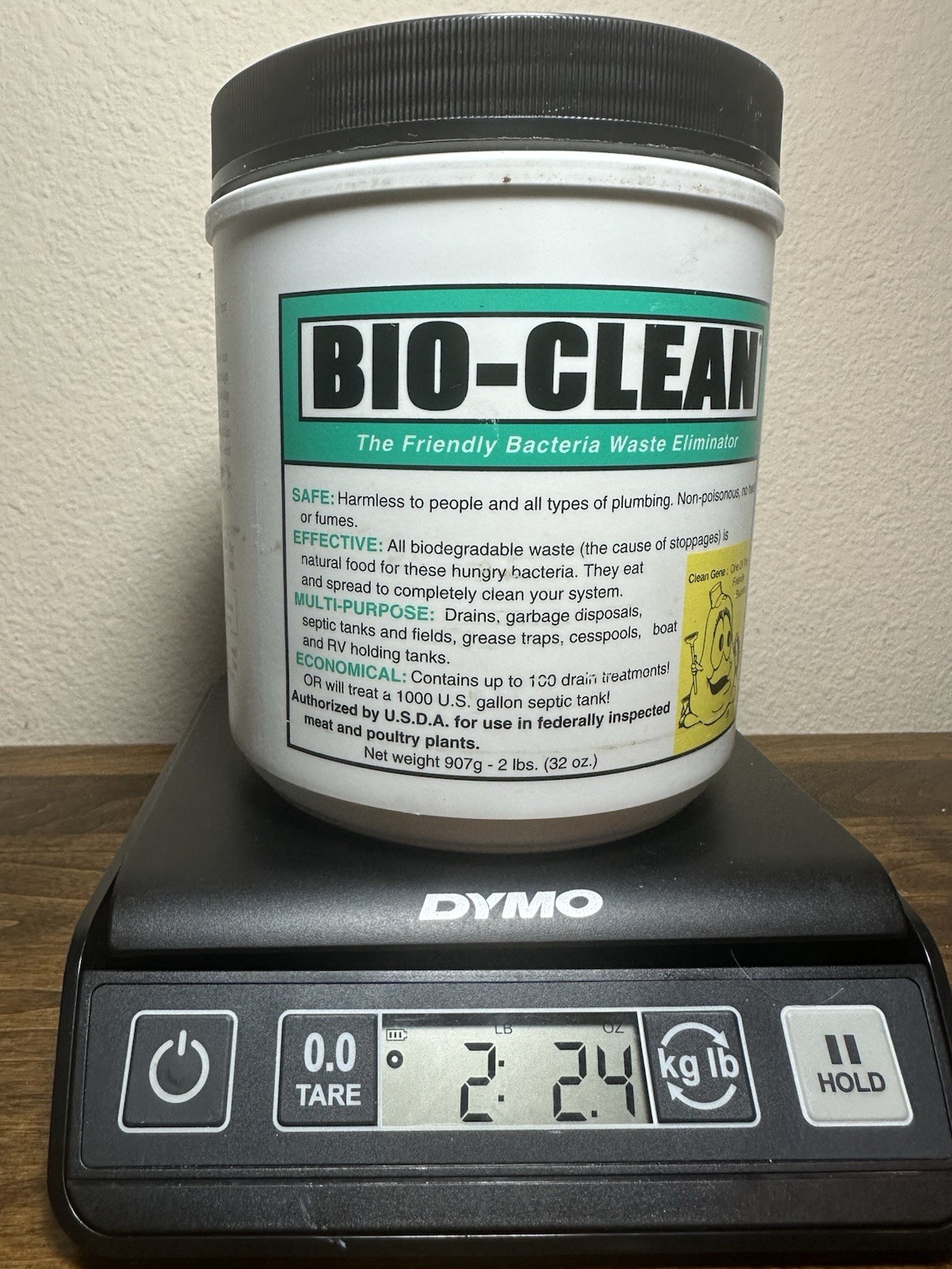 Bio-Clean Drain Septic 2 Lbs Cleans Drains- Septic Tanks – Grease Traps Bacteria