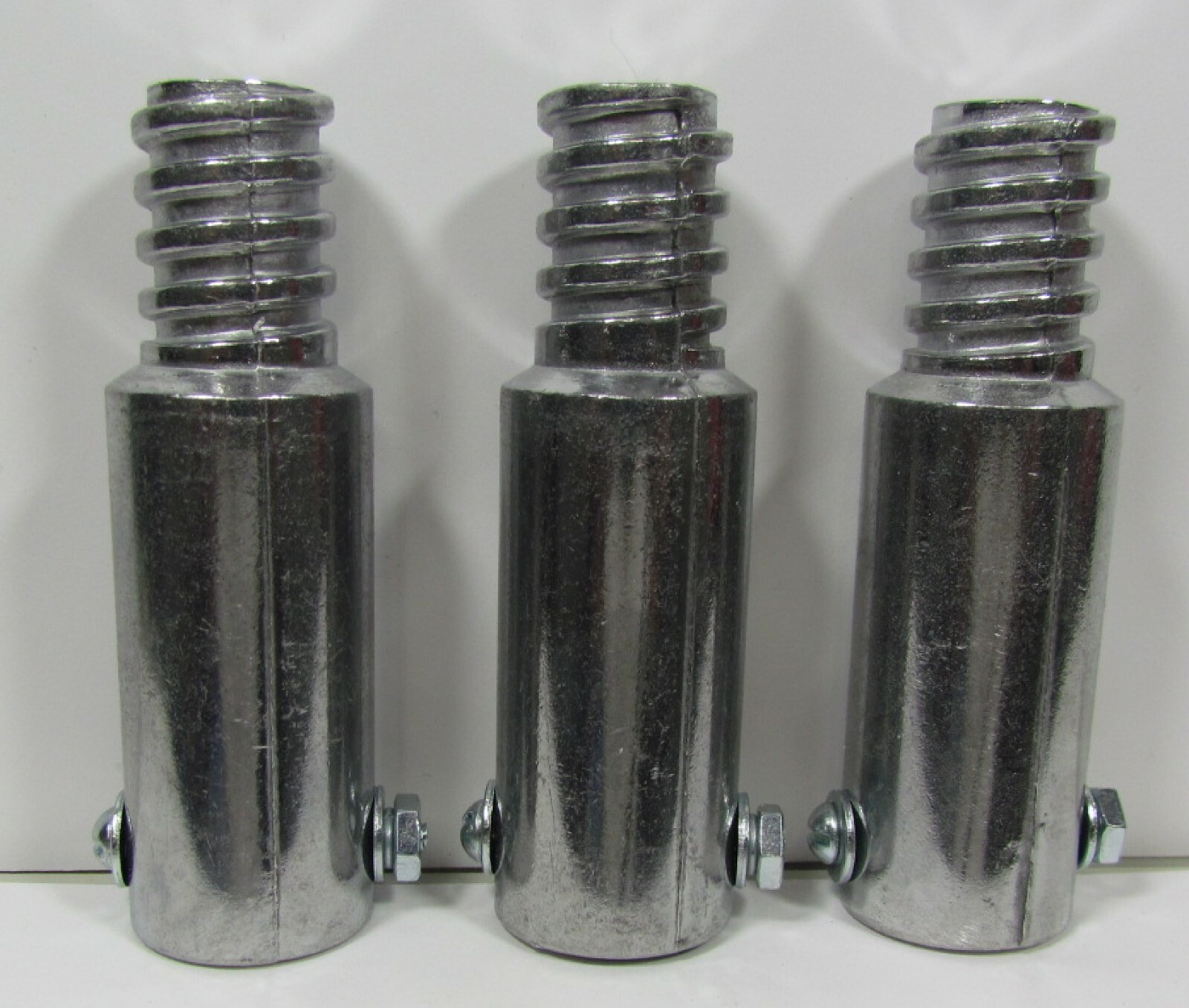 3pc Metal Threaded Tips For 3/4″ (.75″) Wood Poles. (Buy 3 Get 1 Free) Z