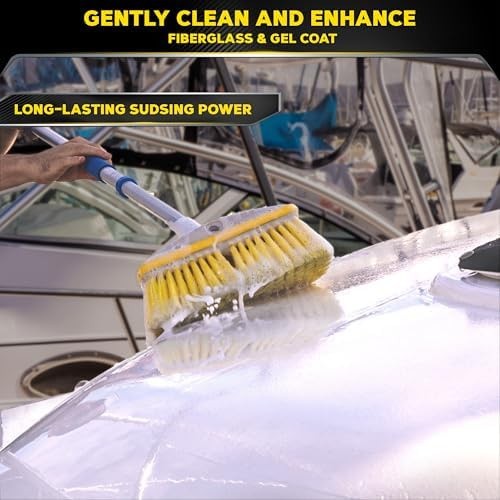 Meguiar’s M43 Marine/RV Boat Wash, pH-Balanced Boat/RV Wash for Protecting Fi…