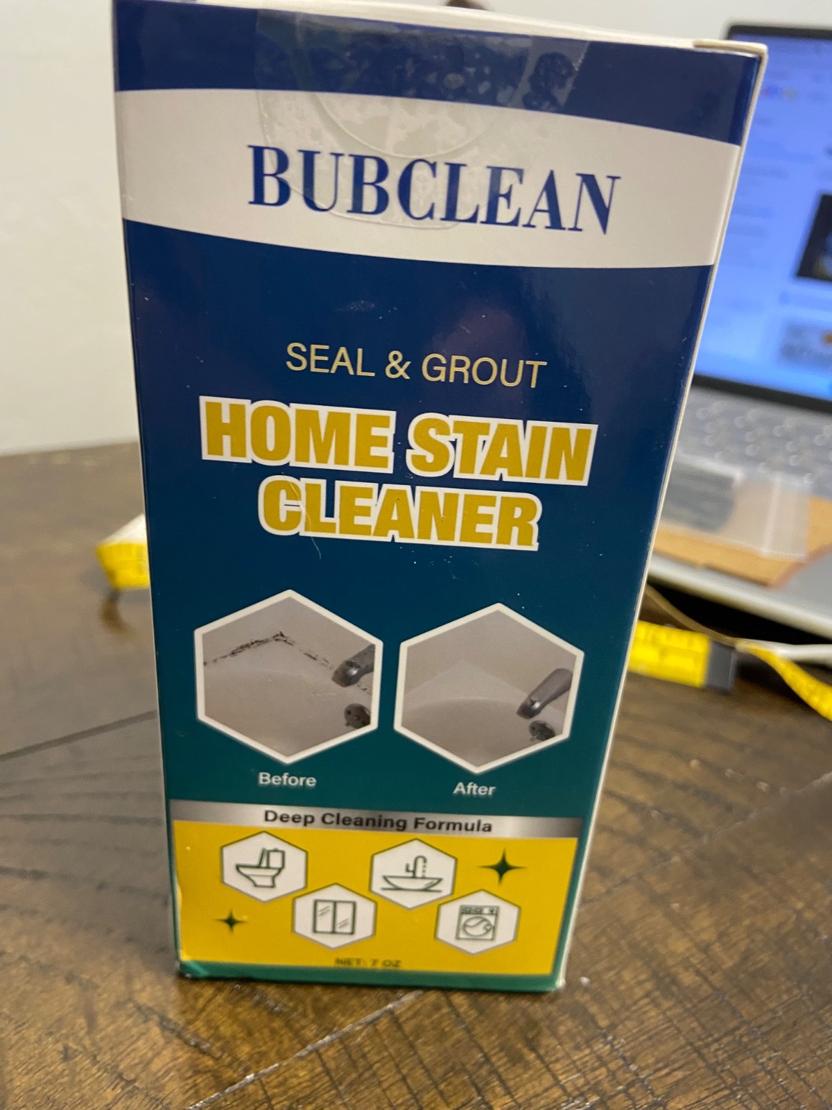Bubclean AZQPOD Seal & Grout Home Stain Cleaner 7 oz