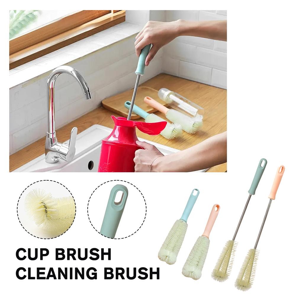 Long Handle Flexible Bottle Cleaning Brush Kitchen Teapot Cleaner Tool