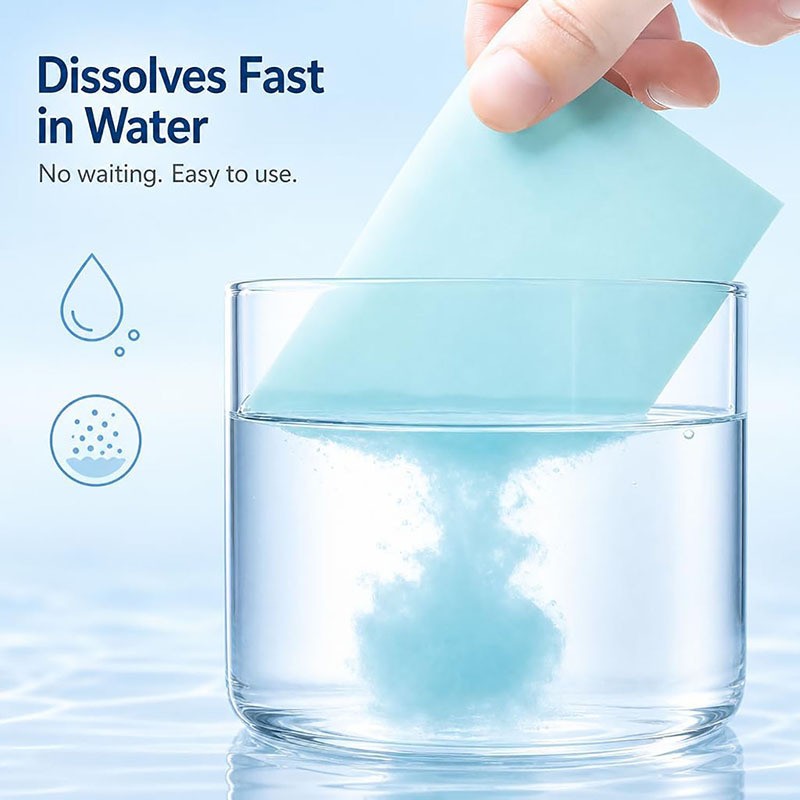 100 Pieces Multi-Effect Floor Clean Tablets, Water-Soluble Floor Cleaning Sheets
