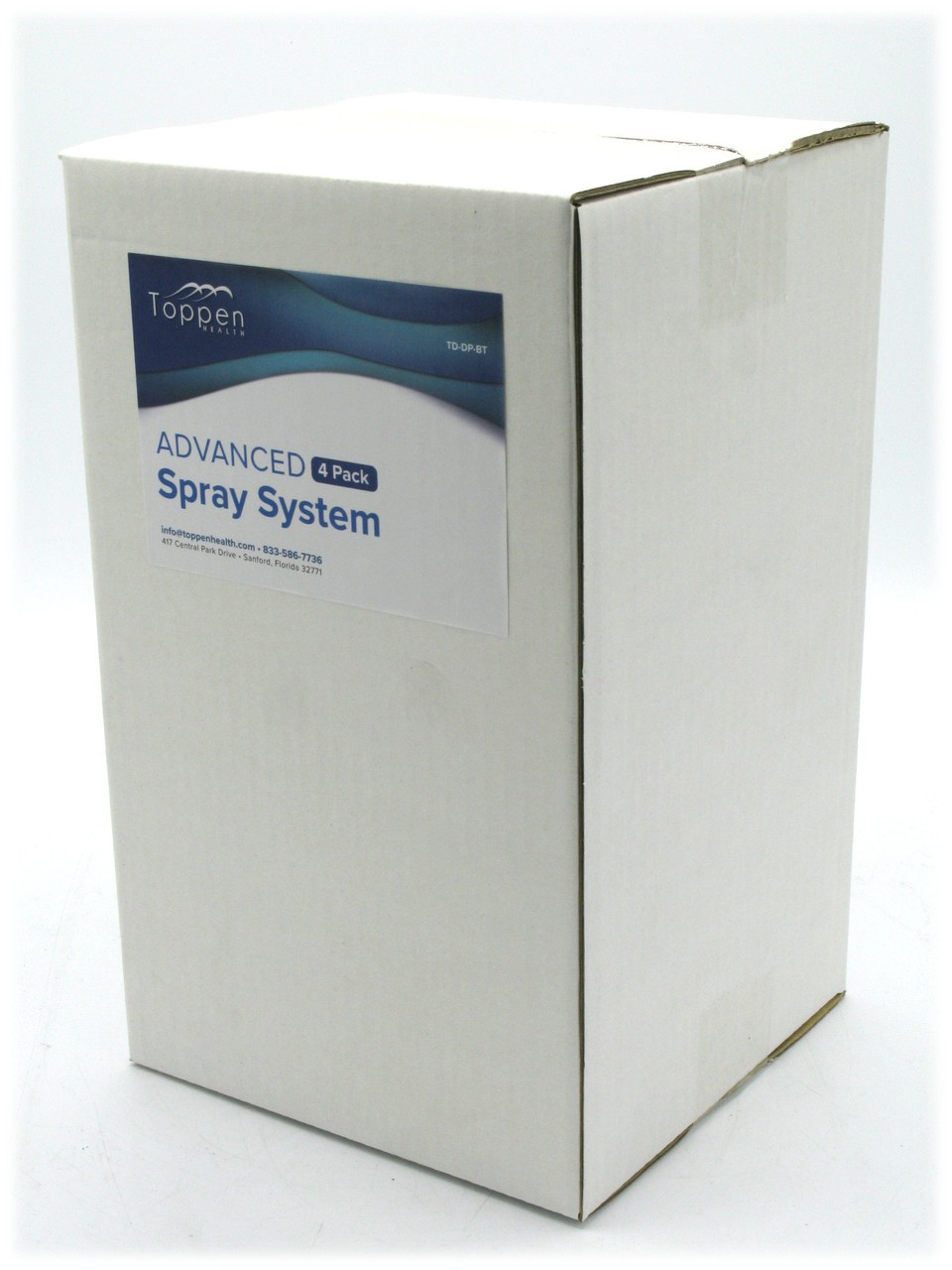 Toppen Health TD-DP-BT Misting Spray Bottle, 24oz, 4-pack