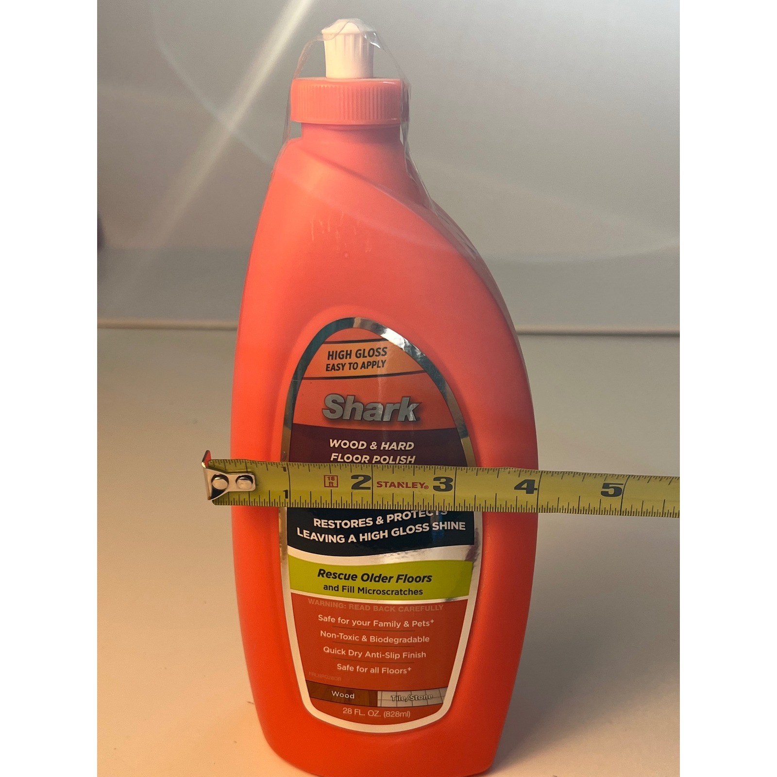 Shark Wood & Hard Floor Polish High Gloss Restores Protects Rescue Old Floors
