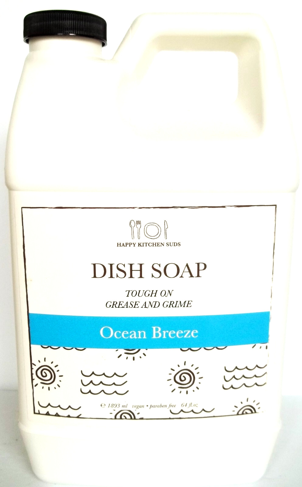 HOME & BODY CO Dish Soap Refills OCEAN BREEZE 64 fl. oz/1893 mL, NEW