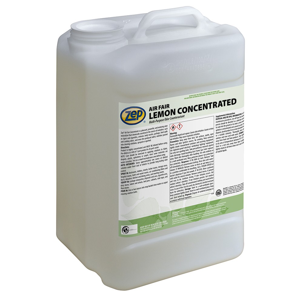 Zep Air Fair Lemon Concentrate 2.75 Gallon 1 Pail 199552