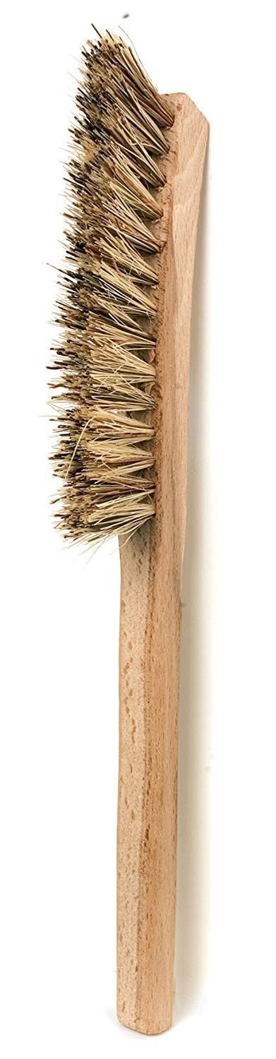 Union Fiber Corner Brush With Untreated Beechwood Handle 11inches