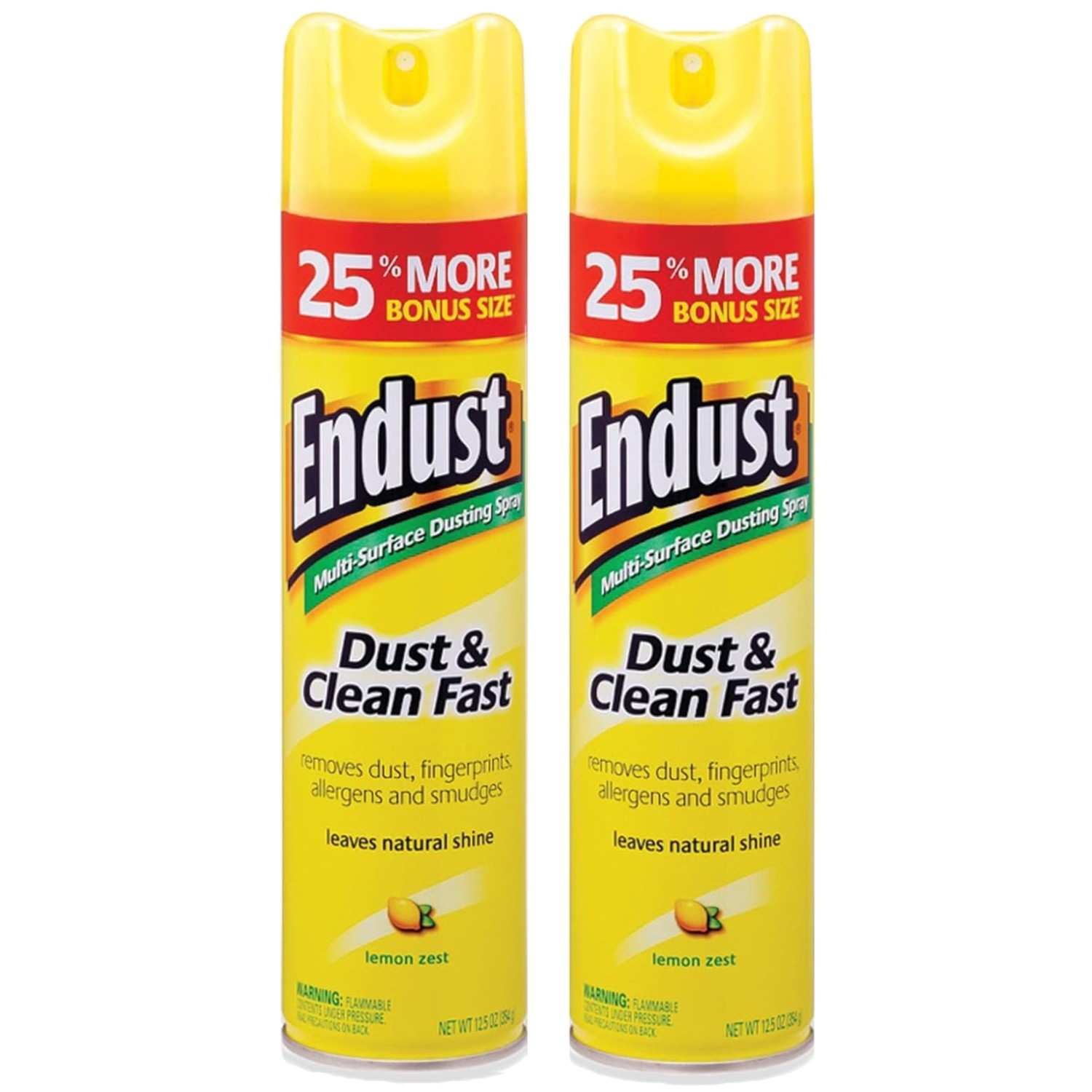 Lemon Zest Dusting Spray, 12.5oz (Pack of 2)