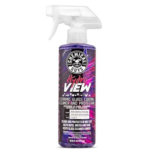 HydroView Ceramic Glass Cleaner & Coating – Cleans & Adds Hydrophobic