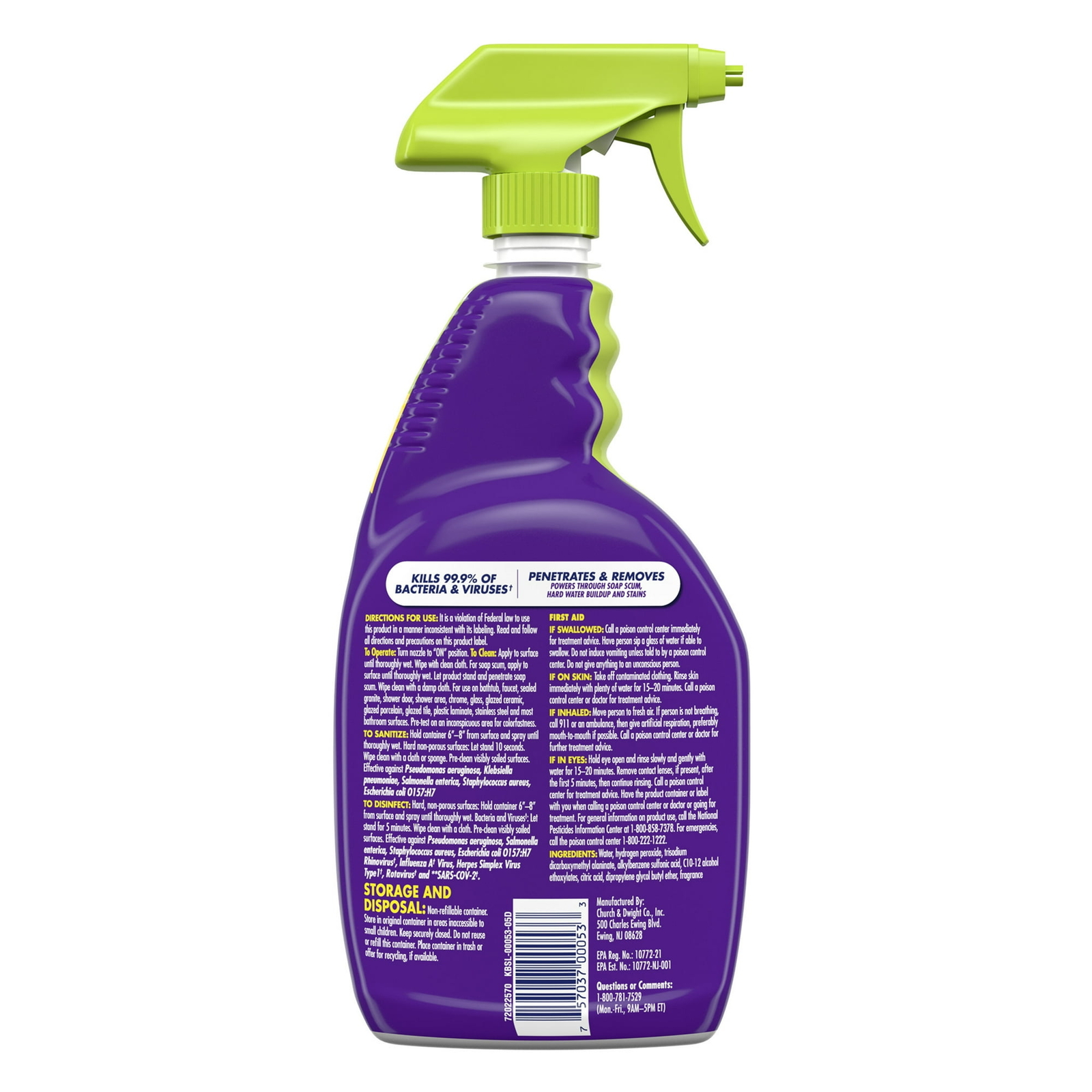 OxiClean Bathroom Cleaner Fresh Scent, 32 Fl. Oz