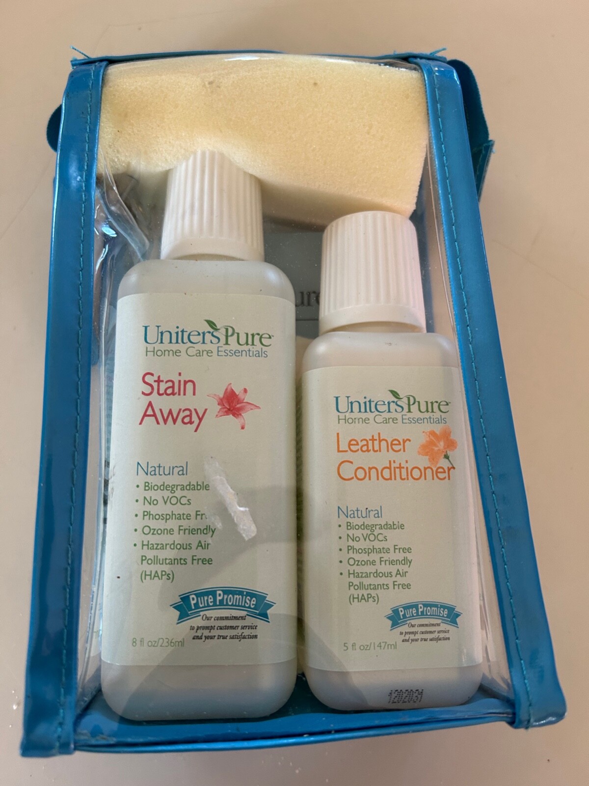 Uniter’s Pure Home Care Essentials Stain Away & Leather Conditioner Kit