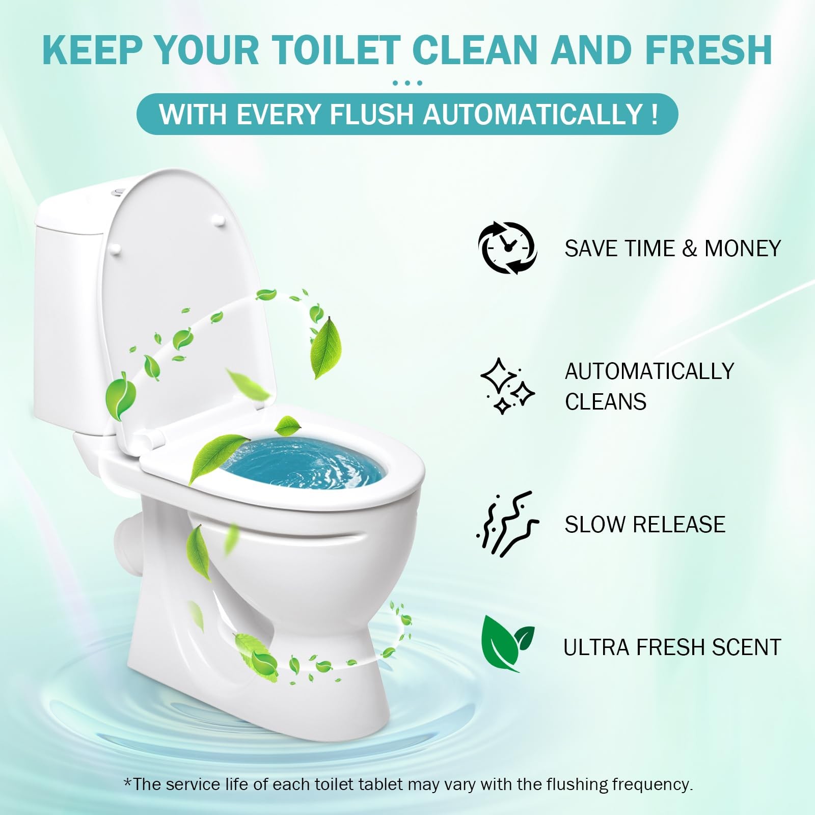 Krazy Klean Toilet Cleaner – Automatic Flush-Activated | Plant-Based Freshness |