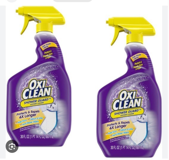 OxiClean Shower Guard Daily Shower Cleaner,Protects 30 oz PACK OF 2