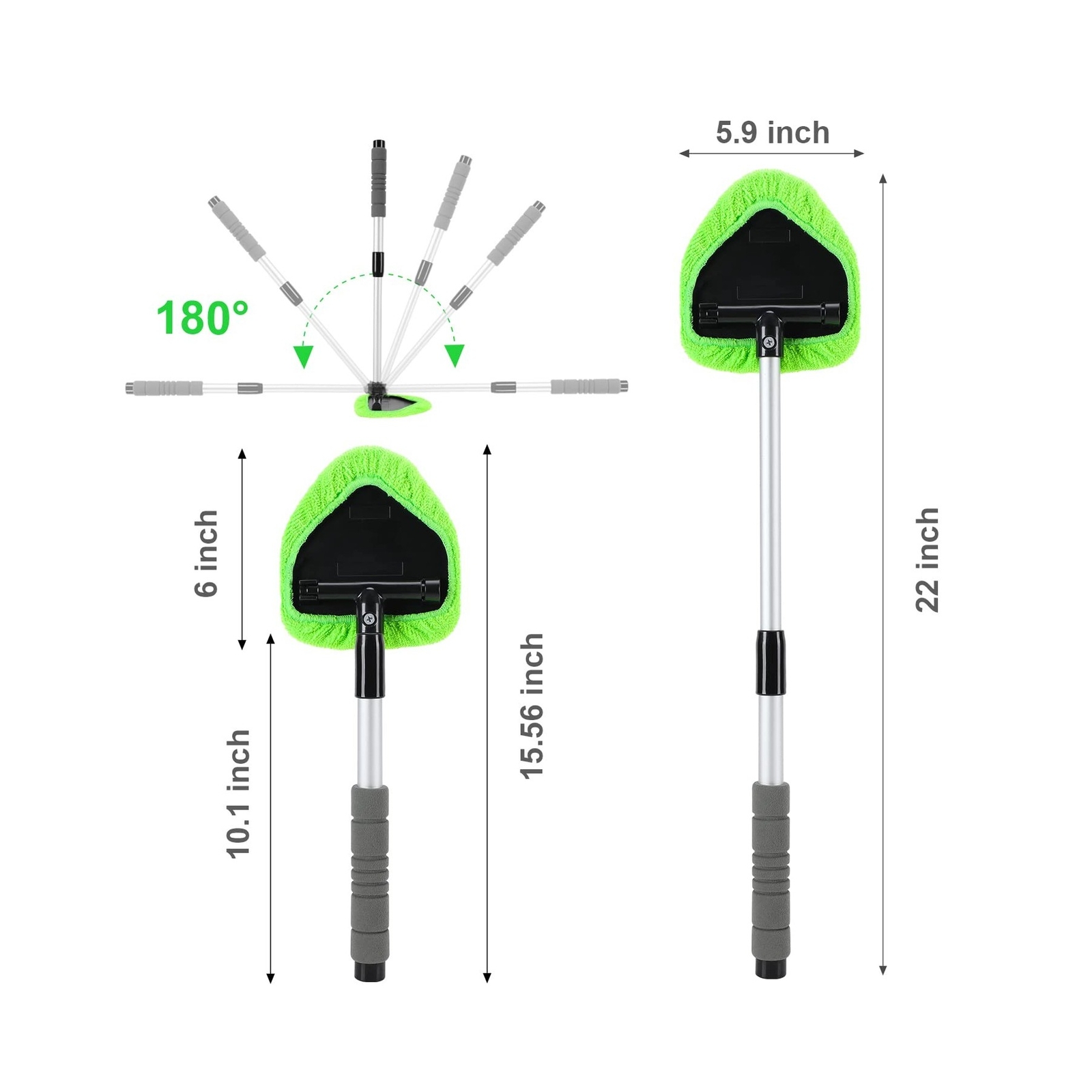 X XINDELL Car Window Cleaner – 24Inch Windshield Cleaning Tool with Spray Bot…