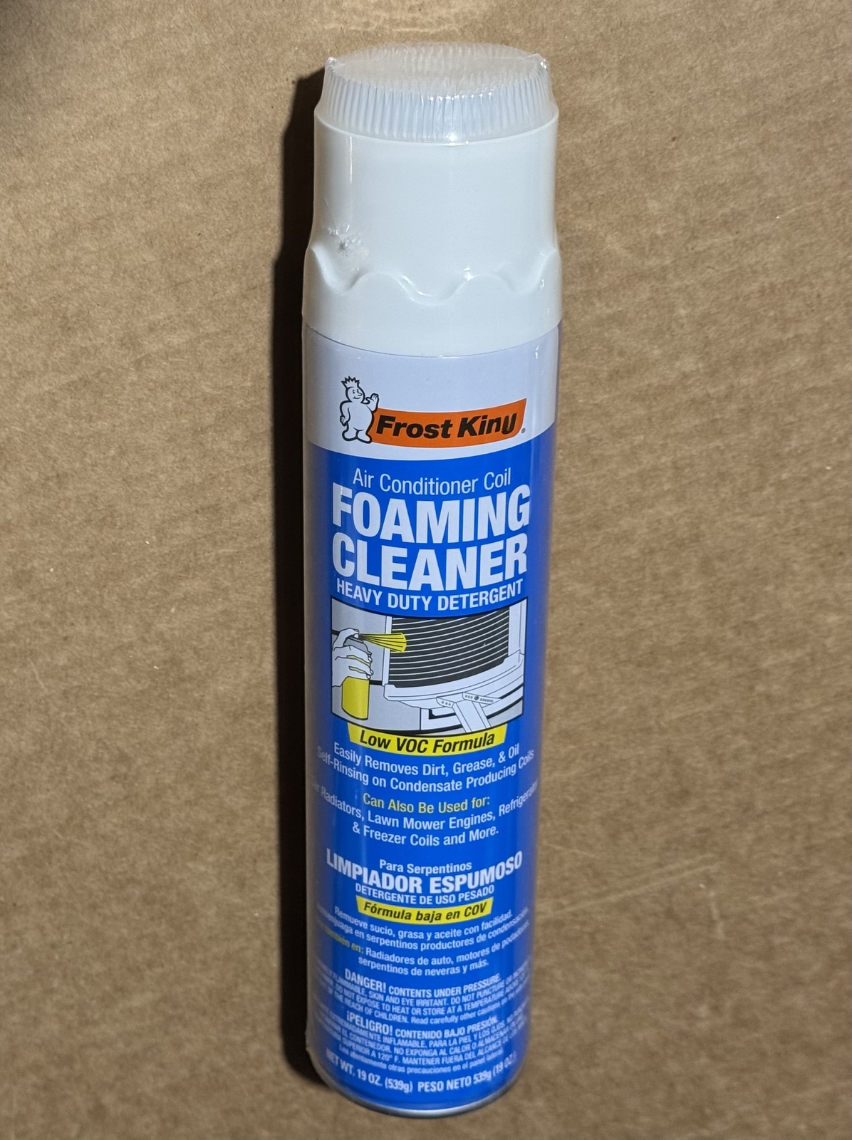 Frost King AC Foaming Coil Cleaner with Scrubber 19oz