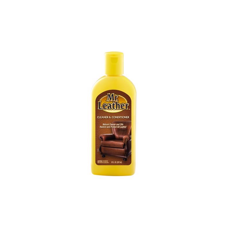 Mr. Leather 707310 Off-White Leather Cleaner and Conditioner 8 oz. (Pack of 6)