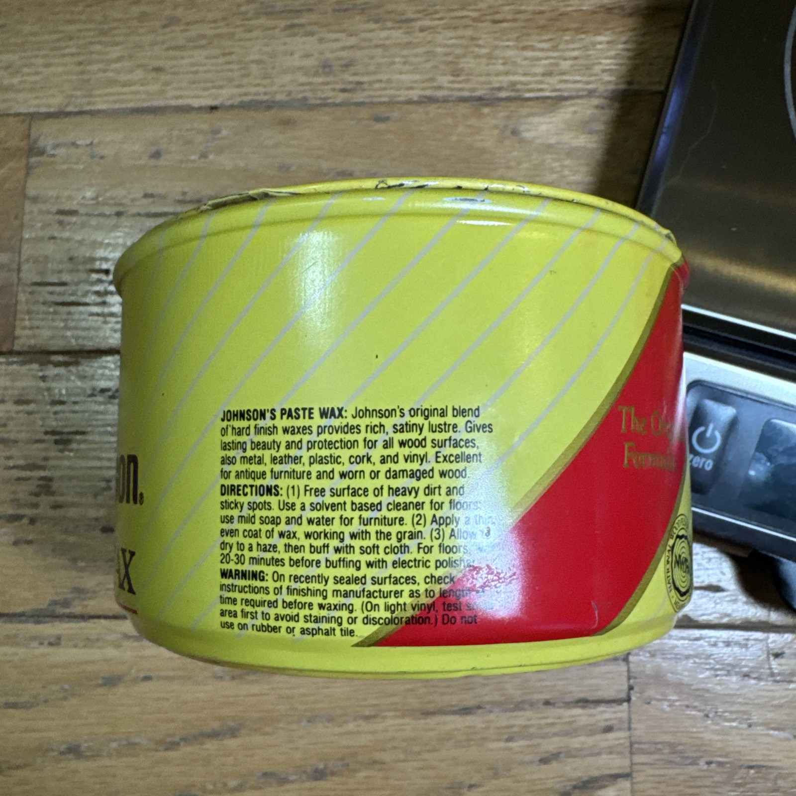 SC Johnson Paste Wax The Original Formula, 16 oz (1 lb) Discontinued READ